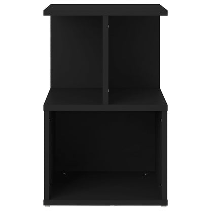 vidaXL Table de chevet Noir 35x35x55 cm Bois d'ingénierie