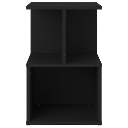 vidaXL Tables de chevet 2 pcs Noir 35x35x55 cm Bois d'ingénierie