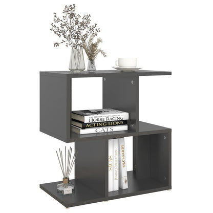vidaXL Tables de chevet 2 pcs Gris 50x30x51,5 cm Bois d'ingénierie