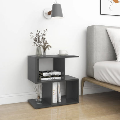 vidaXL Tables de chevet 2 pcs Gris 50x30x51,5 cm Bois d'ingénierie