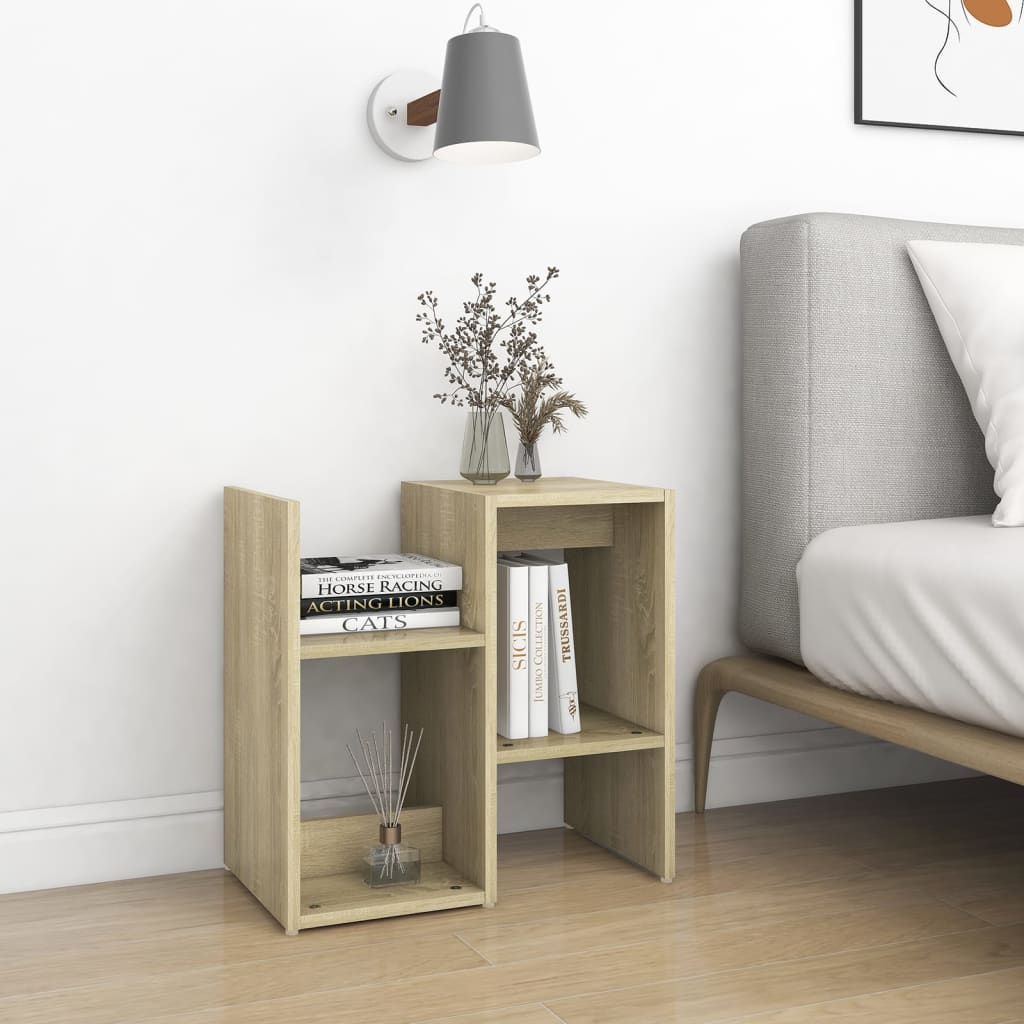 vidaXL Tables de chevet 2 pcs Chêne Sonoma 50x30x51,5 cm Bois d'ingénierie