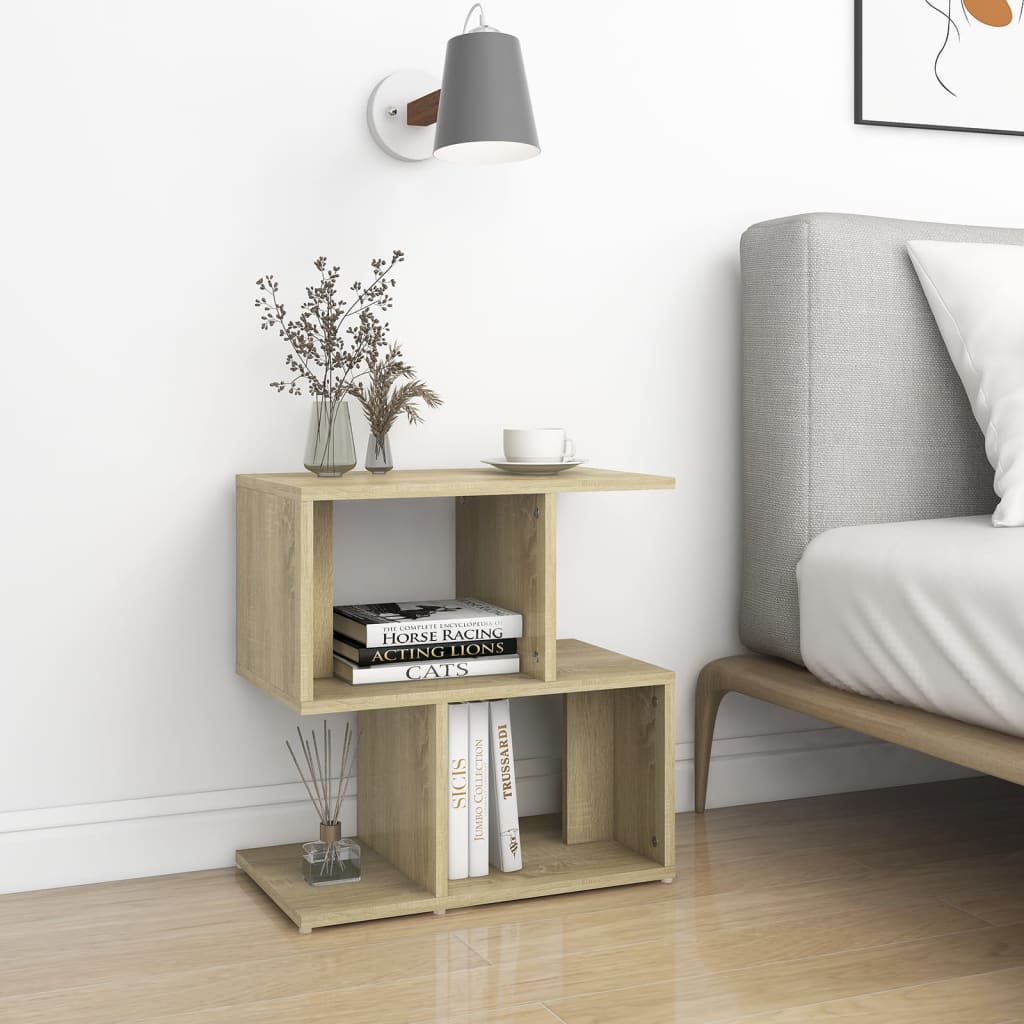 vidaXL Tables de chevet 2 pcs Chêne Sonoma 50x30x51,5 cm Bois d'ingénierie