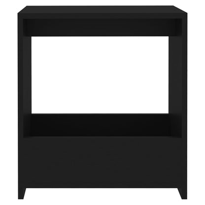 vidaXL Beistelltisch Schwarz 50x26x50 cm Holzwerkstoff