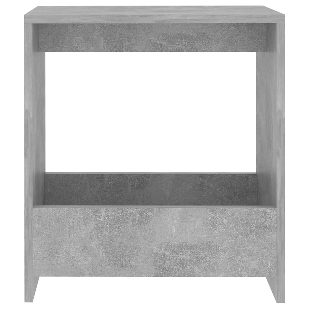 vidaXL Beistelltisch Betongrau 50x26x50 cm Holzwerkstoff