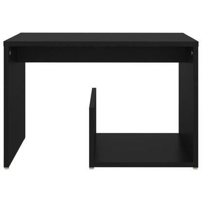 vidaXL Beistelltisch Schwarz 59x36x38 cm Holzwerkstoff