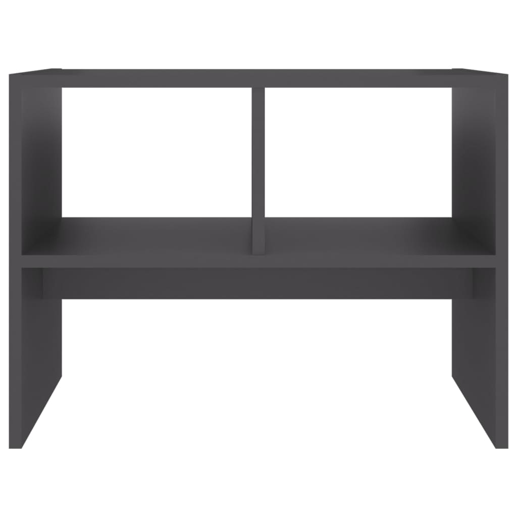 vidaXL Beistelltisch Grau 60x40x45 cm Holzwerkstoff