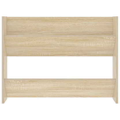 Wand-Schuhschrank Sonoma-Eiche 80x18x60 cm Holzwerkstoff