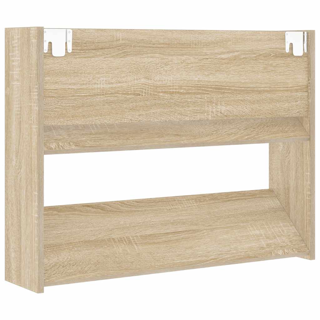 Wand-Schuhschrank Sonoma-Eiche 80x18x60 cm Holzwerkstoff