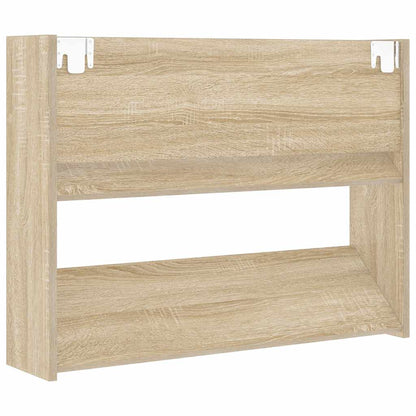 Wand-Schuhschrank Sonoma-Eiche 80x18x60 cm Holzwerkstoff