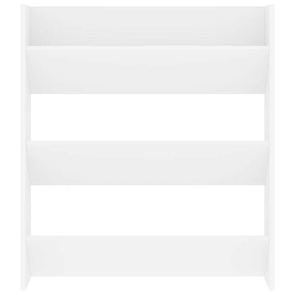 Wand-Schuhschrank Weiß 80x18x90 cm Holzwerkstoff