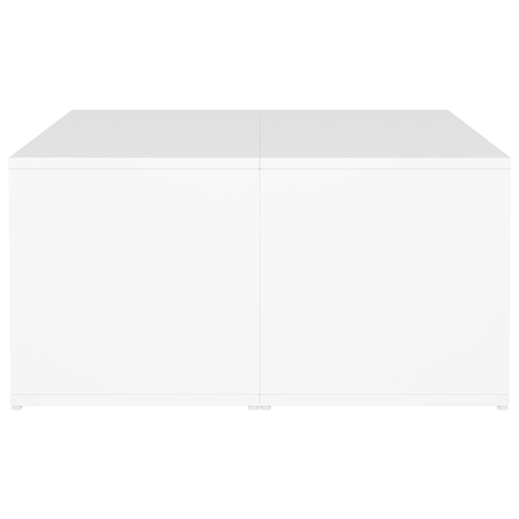 vidaXL Couchtische 4 Stk. Weiß 33x33x33 cm Holzwerkstoff