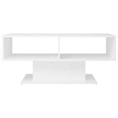 vidaXL Couchtisch Weiß 103,5x50x44,5 cm Holzwerkstoff