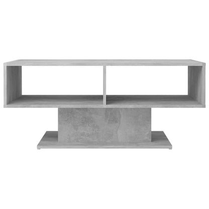 vidaXL Couchtisch Betongrau 103,5x50x44,5 cm Holzwerkstoff