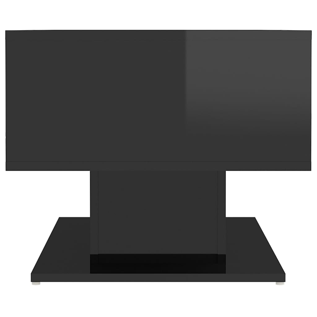 vidaXL Couchtisch Hochglanz-Schwarz 103,5x50x44,5 cm Holzwerkstoff