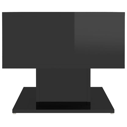 vidaXL Couchtisch Hochglanz-Schwarz 103,5x50x44,5 cm Holzwerkstoff