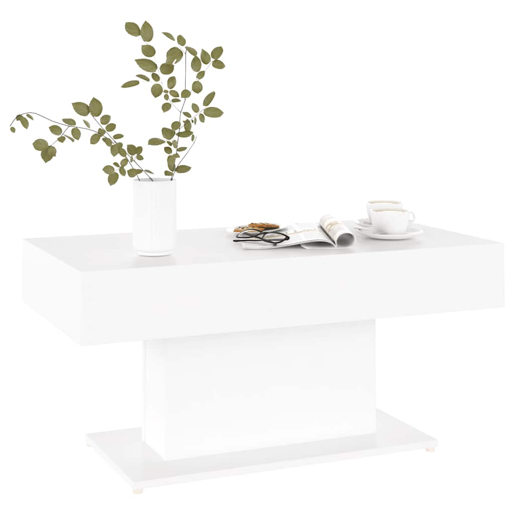 vidaXL Couchtisch Weiß 96x50x45 cm Holzwerkstoff