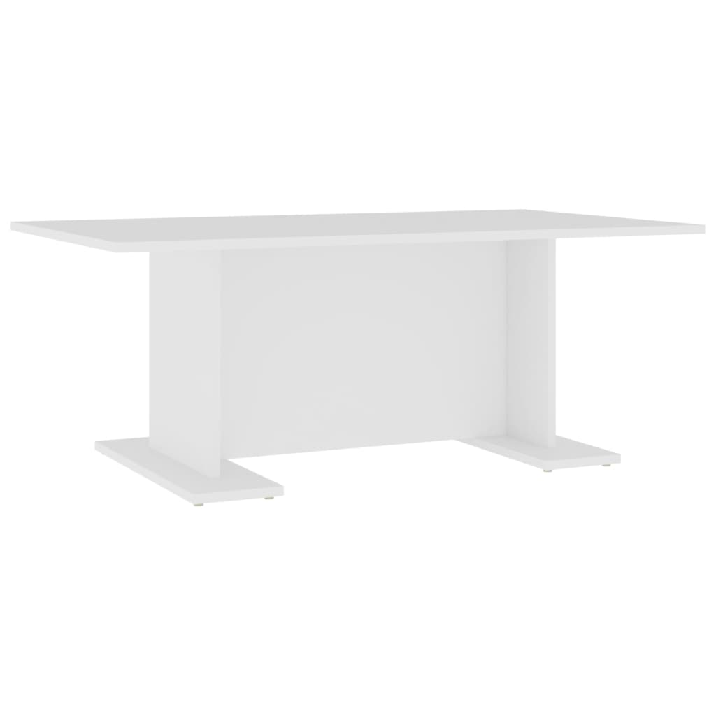 vidaXL Couchtisch Weiß 103,5x60x40 cm Holzwerkstoff