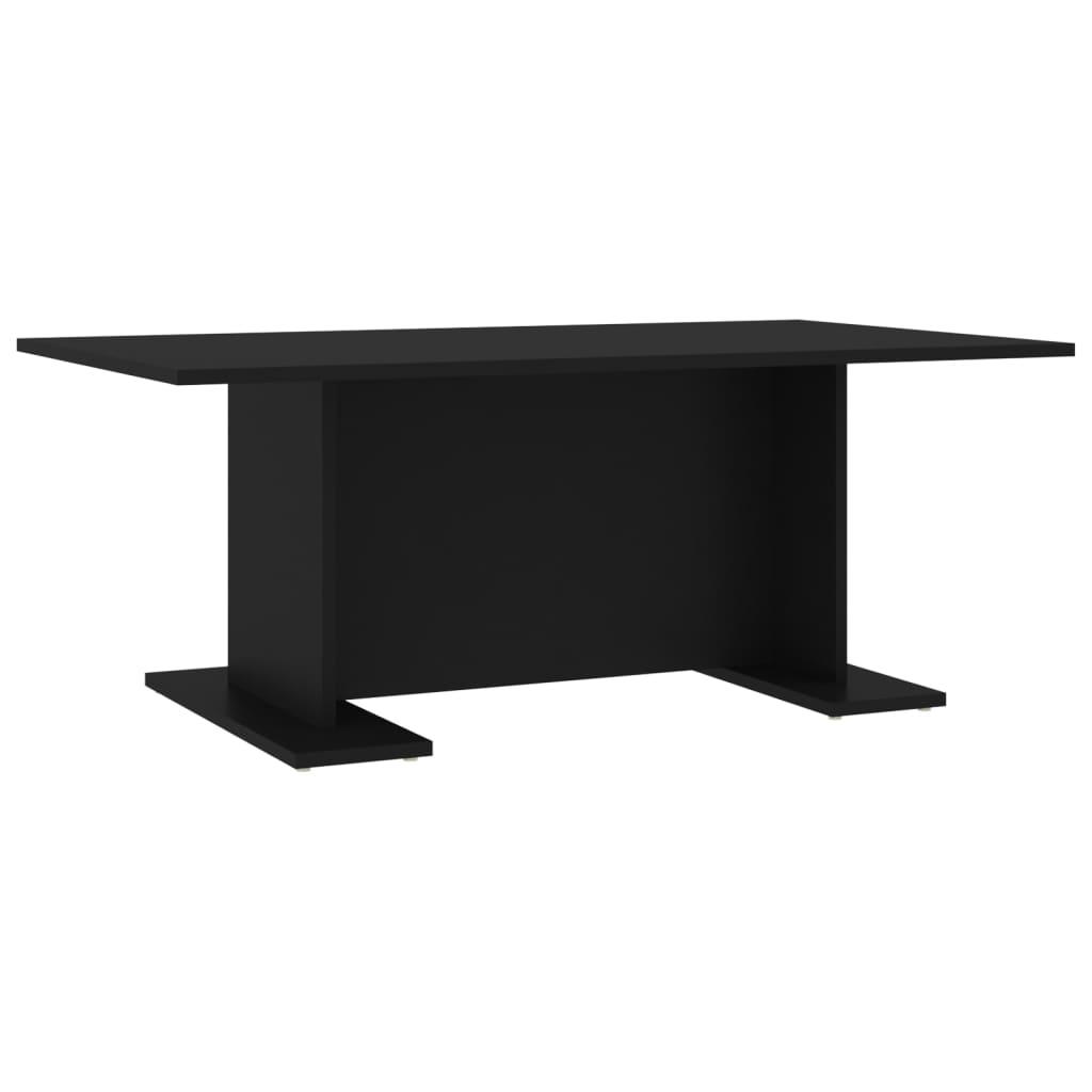 vidaXL Couchtisch Schwarz 103,5x60x40 cm Holzwerkstoff