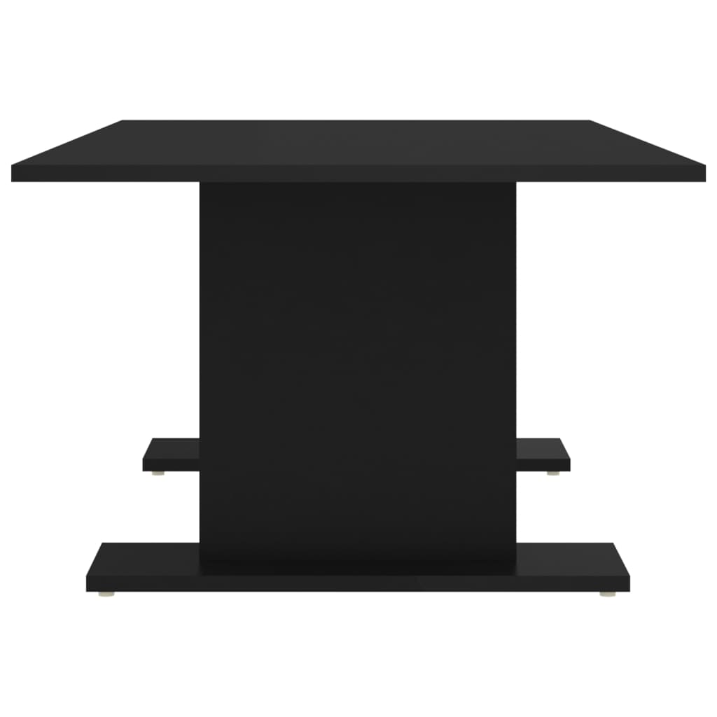 vidaXL Couchtisch Schwarz 103,5x60x40 cm Holzwerkstoff