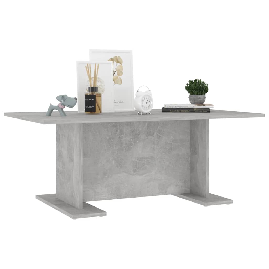 vidaXL Couchtisch Betongrau 103,5x60x40 cm Holzwerkstoff