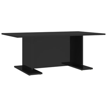 vidaXL Couchtisch Hochglanz-Schwarz 103,5x60x40 cm Holzwerkstoff