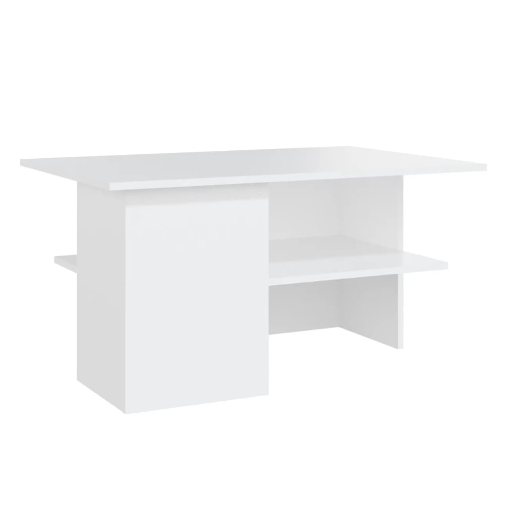 vidaXL Couchtisch Weiß 90x60x46,5 cm Holzwerkstoff