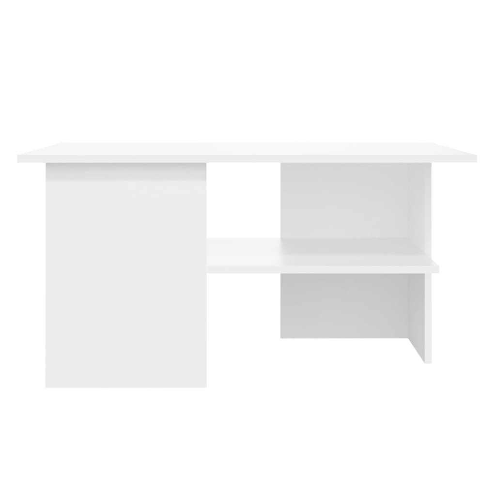 vidaXL Couchtisch Weiß 90x60x46,5 cm Holzwerkstoff