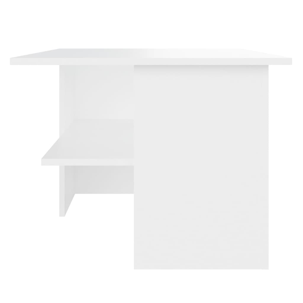 vidaXL Couchtisch Weiß 90x60x46,5 cm Holzwerkstoff