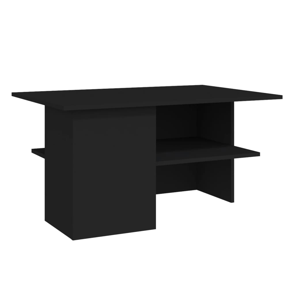 vidaXL Couchtisch Schwarz 90x60x46,5 cm Holzwerkstoff