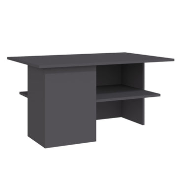 vidaXL Couchtisch Grau 90x60x46,5 cm Holzwerkstoff