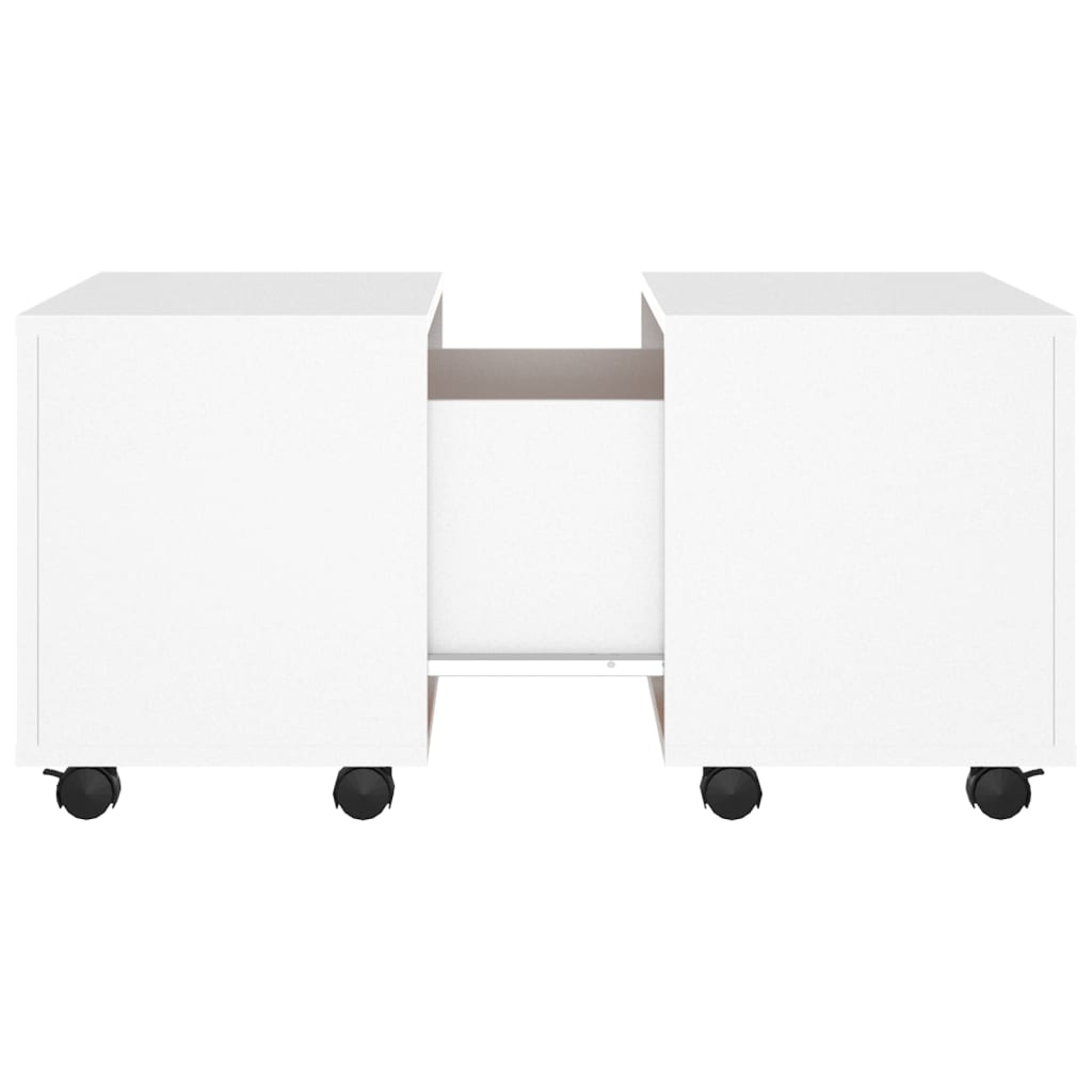 vidaXL Couchtisch Weiß 60x60x38 cm Holzwerkstoff