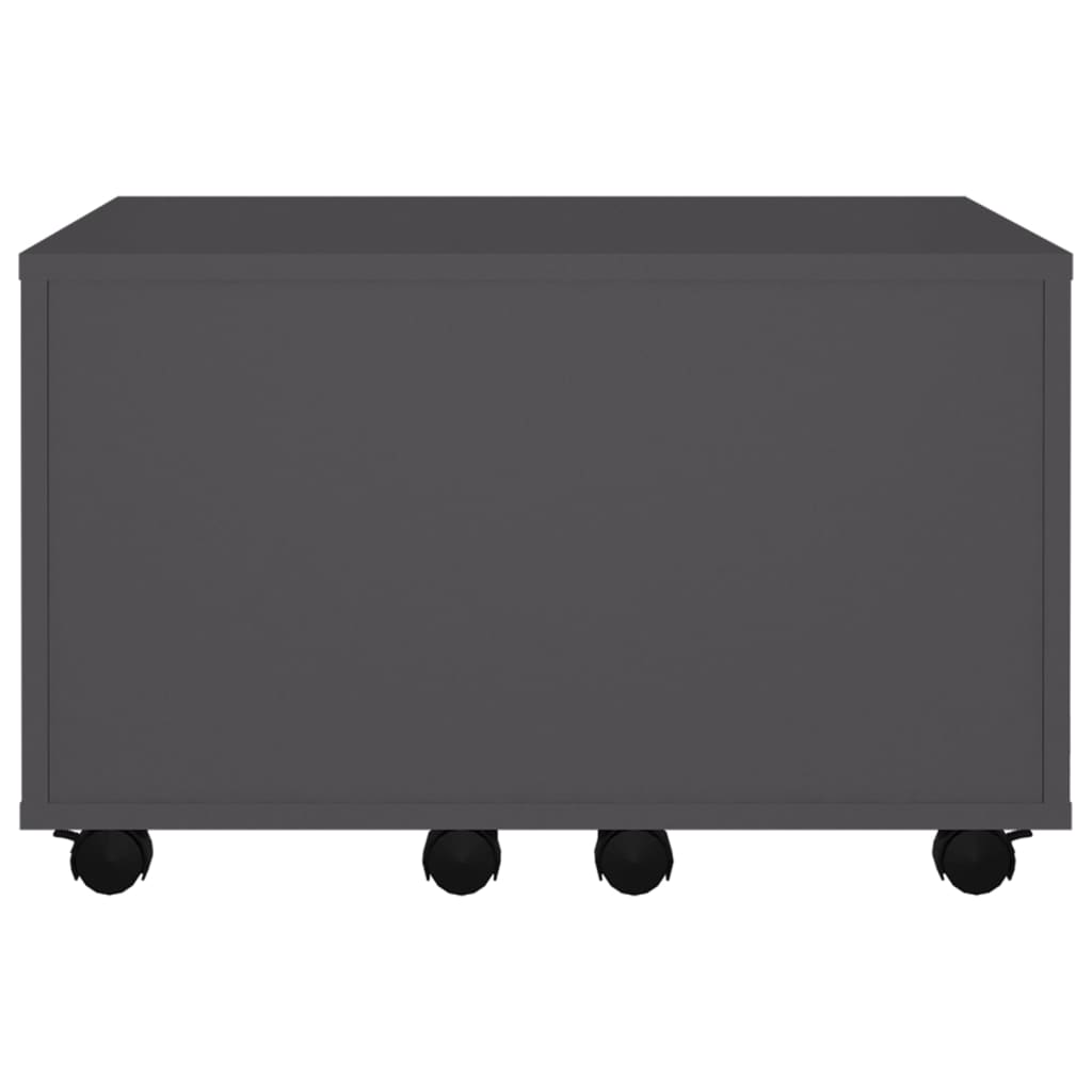 vidaXL Couchtisch Grau 60x60x38 cm Holzwerkstoff