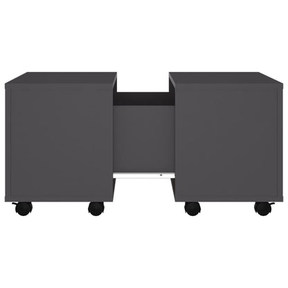 vidaXL Couchtisch Grau 60x60x38 cm Holzwerkstoff
