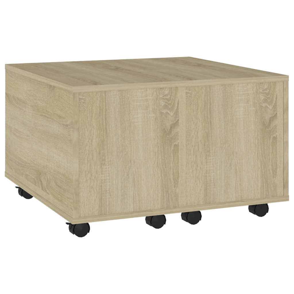 vidaXL Couchtisch Sonoma-Eiche 60x60x38 cm Holzwerkstoff