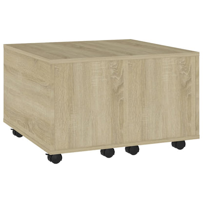 vidaXL Couchtisch Sonoma-Eiche 60x60x38 cm Holzwerkstoff