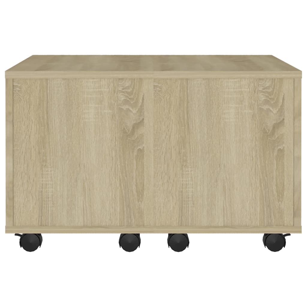 vidaXL Couchtisch Sonoma-Eiche 60x60x38 cm Holzwerkstoff