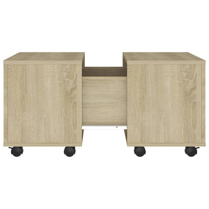 vidaXL Couchtisch Sonoma-Eiche 60x60x38 cm Holzwerkstoff