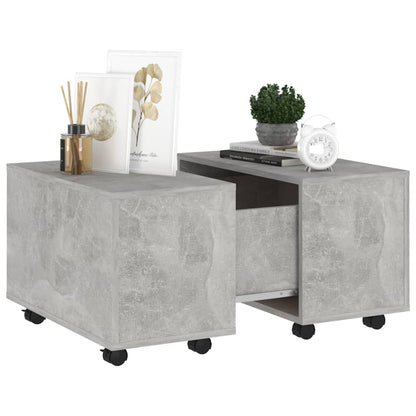vidaXL Couchtisch Betongrau 60x60x38 cm Holzwerkstoff