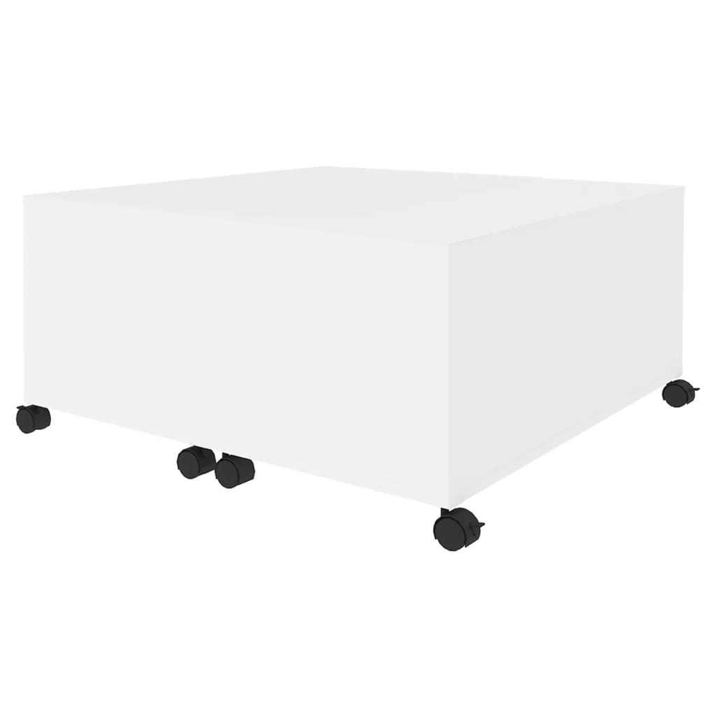 vidaXL Couchtisch Weiß 75x75x38 cm Holzwerkstoff