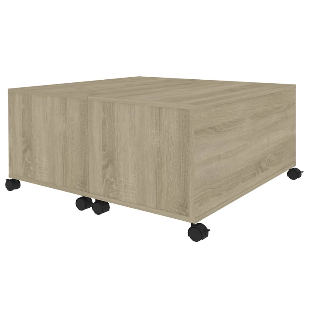 vidaXL Couchtisch Sonoma-Eiche 75x75x38 cm Holzwerkstoff