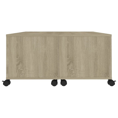 vidaXL Couchtisch Sonoma-Eiche 75x75x38 cm Holzwerkstoff