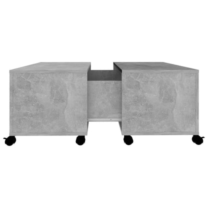 vidaXL Couchtisch Betongrau 75x75x38 cm Holzwerkstoff
