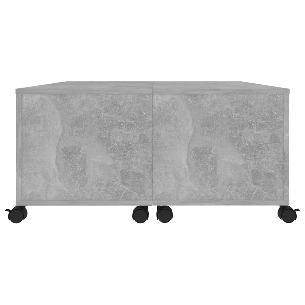 vidaXL Couchtisch Betongrau 75x75x38 cm Holzwerkstoff