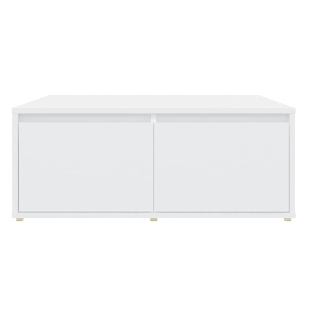 vidaXL Couchtisch Weiß 80x80x31 cm Holzwerkstoff