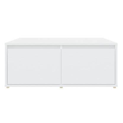 vidaXL Couchtisch Weiß 80x80x31 cm Holzwerkstoff