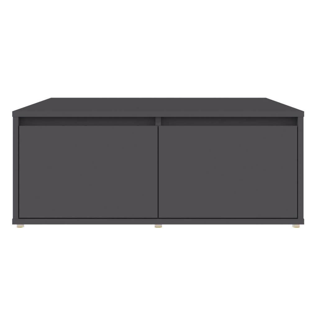vidaXL Couchtisch Grau 80x80x31 cm Holzwerkstoff