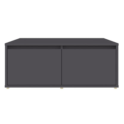 vidaXL Couchtisch Grau 80x80x31 cm Holzwerkstoff