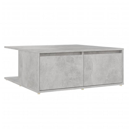 vidaXL Couchtisch Betongrau 80x80x31 cm Holzwerkstoff