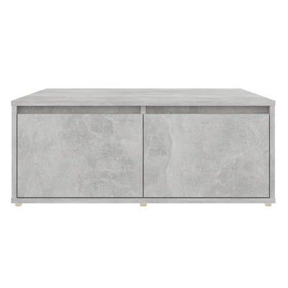 vidaXL Couchtisch Betongrau 80x80x31 cm Holzwerkstoff