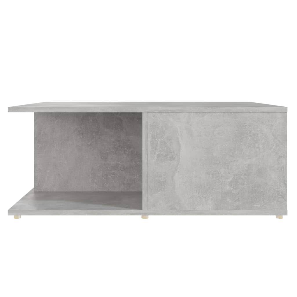 vidaXL Couchtisch Betongrau 80x80x31 cm Holzwerkstoff